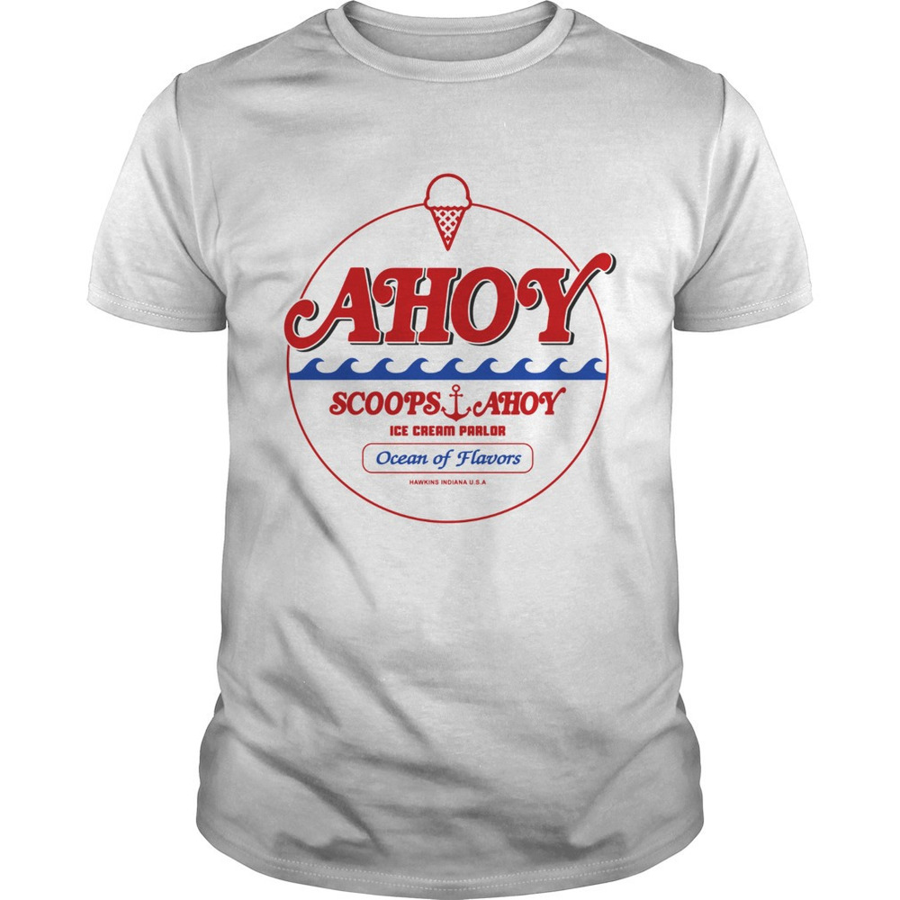 Ahoy Scoops Ahoy Ice Cream Parlor Ocean Of Flavors Shirt